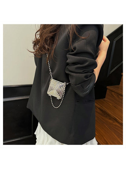 Stylish and Versatile Women's Shoulder Bag - Perfect for Everyday Use Silver / One Size Gold / One Size Silver / One Size-Gold / One Size-