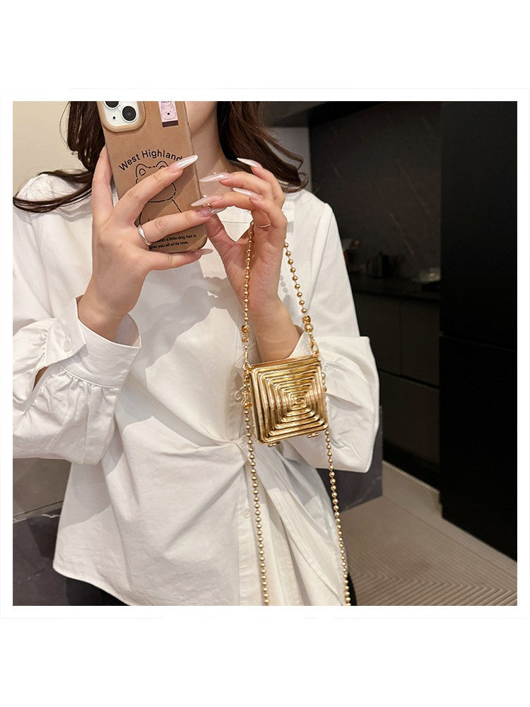 Stylish and Versatile Women's Shoulder Bag - Perfect for Everyday Use Silver / One Size Gold / One Size Silver / One Size-Gold / One Size-