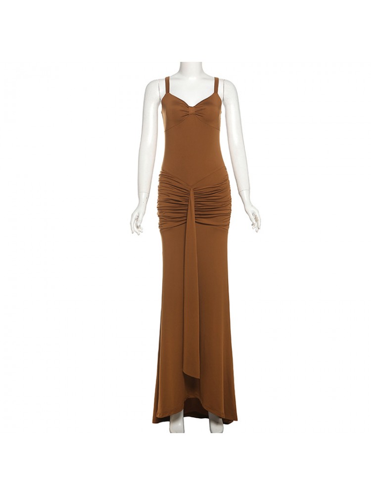 Chic Sleeveless Summer Dress for Effortless Style and Comfort Brown / S Brown / M Brown / L Brown / S-Brown / M-Brown / L-