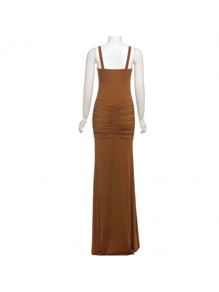 Chic Sleeveless Summer Dress for Effortless Style and Comfort Brown / S Brown / M Brown / L Brown / S-Brown / M-Brown / L-