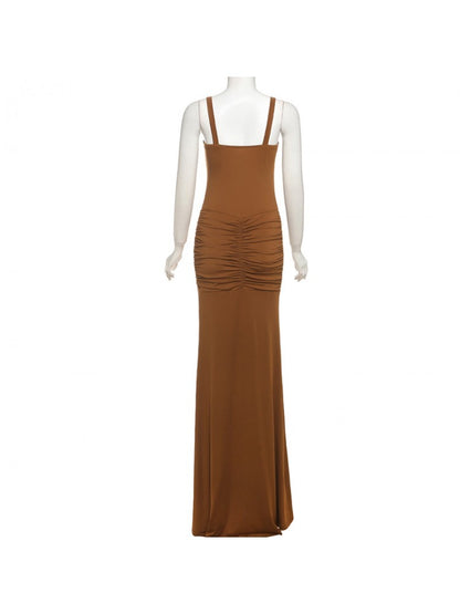 Chic Sleeveless Summer Dress for Effortless Style and Comfort Brown / S Brown / M Brown / L Brown / S-Brown / M-Brown / L-