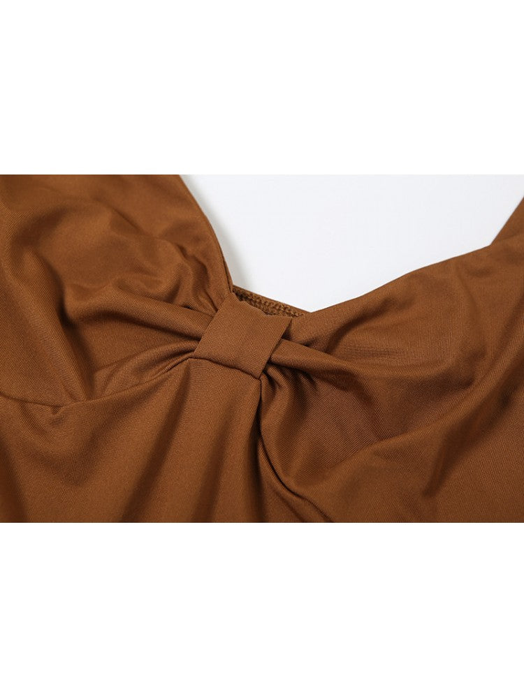 Chic Sleeveless Summer Dress for Effortless Style and Comfort Brown / S Brown / M Brown / L Brown / S-Brown / M-Brown / L-