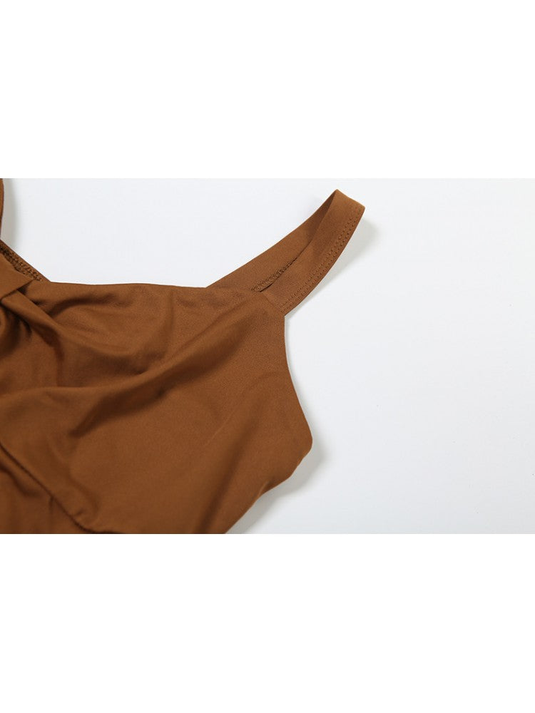 Chic Sleeveless Summer Dress for Effortless Style and Comfort Brown / S Brown / M Brown / L Brown / S-Brown / M-Brown / L-
