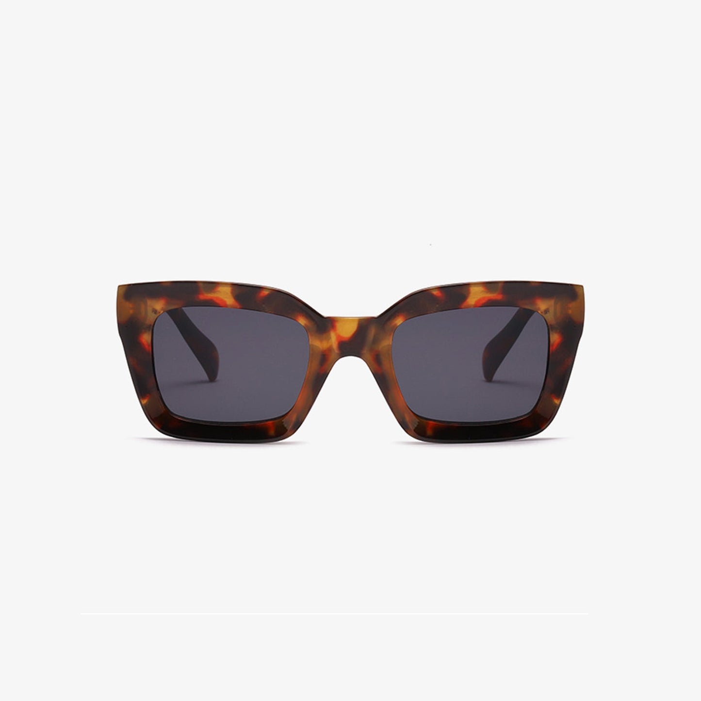 Polycarbonate Square Sunglasses - Fashionqueene.com-Sunglasses