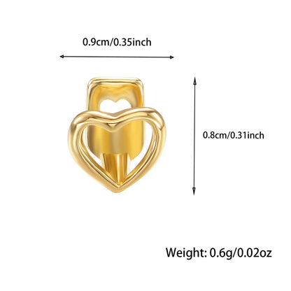 1PC Single Hip Hop Star Heart Pattern Teeth Grillz Removable Dental Grills Teeth Punk Teeth Caps