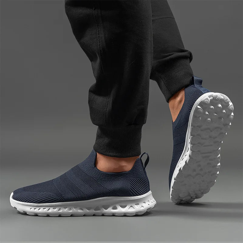 Men Slip On Casual Slip Ins Sneakers Outdoor Walking Running Shoes Non Slip