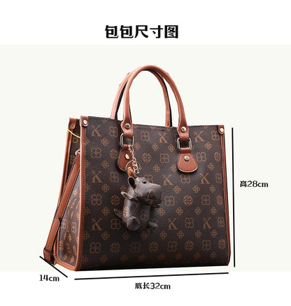 Light luxury brand women's bag fashionable and versatile single shoulder crossbody high-end handbag with large capacity