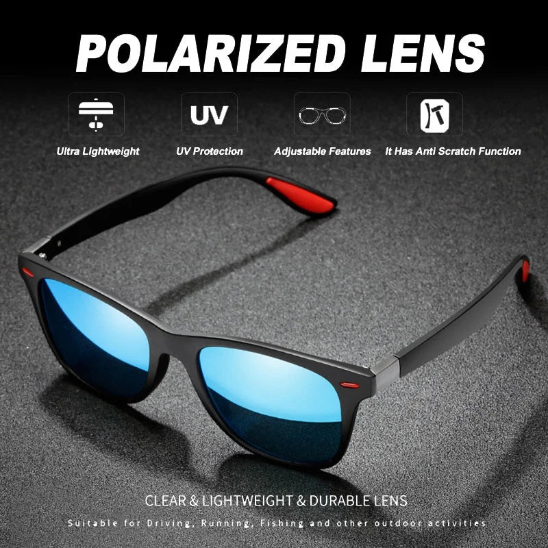 Night Vision Glasses PC Frame Polarized Sunglasses Men Outdoor Day Night Vision