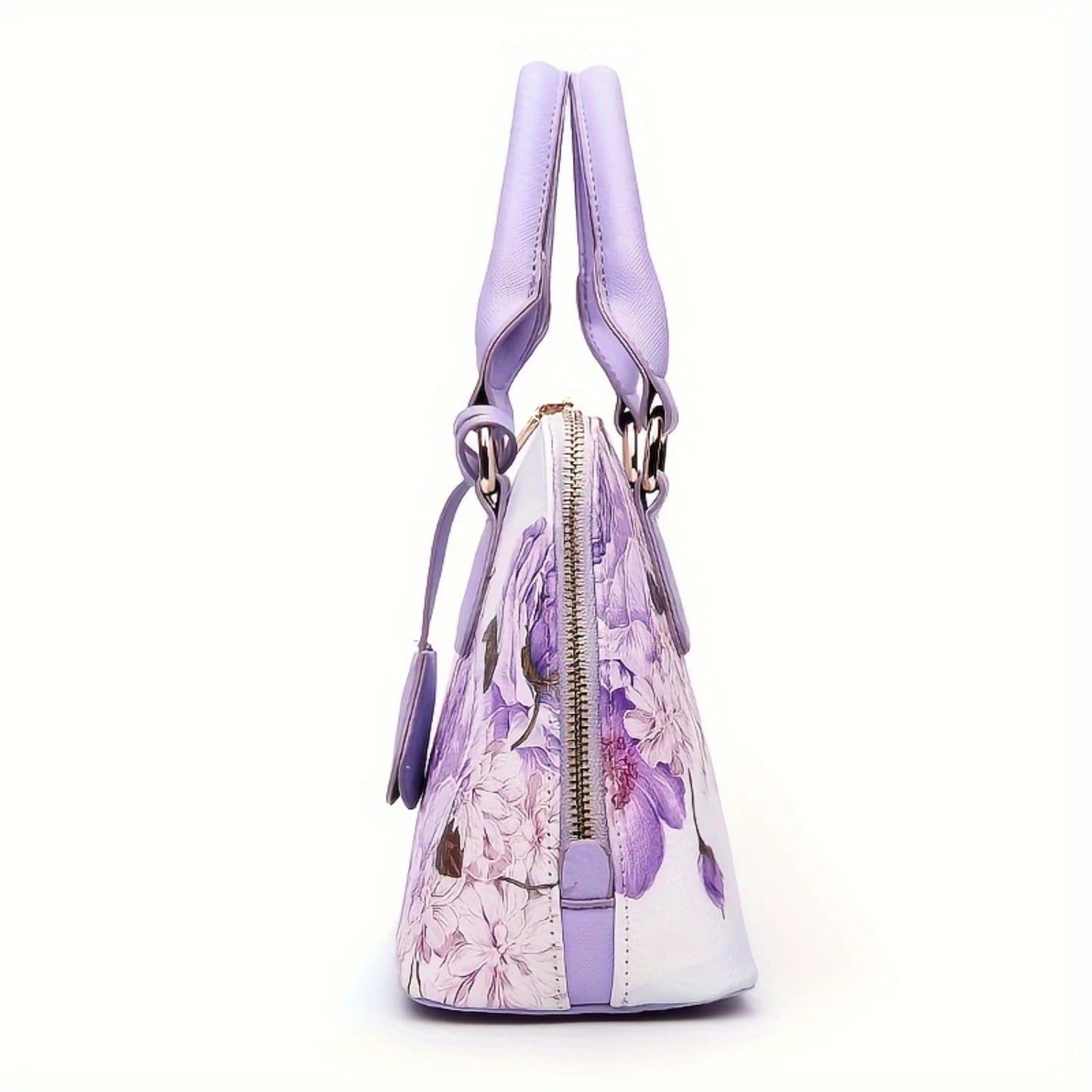 Print Top Handle Bag, Elegant Crossbody Boston Bag, Women's Fashion Handbag