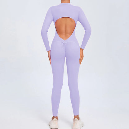 One-Piece Yoga Complete Sports Set Women Suits Gym Set Women's Training Siamese Fitness Suit Women Sportswear