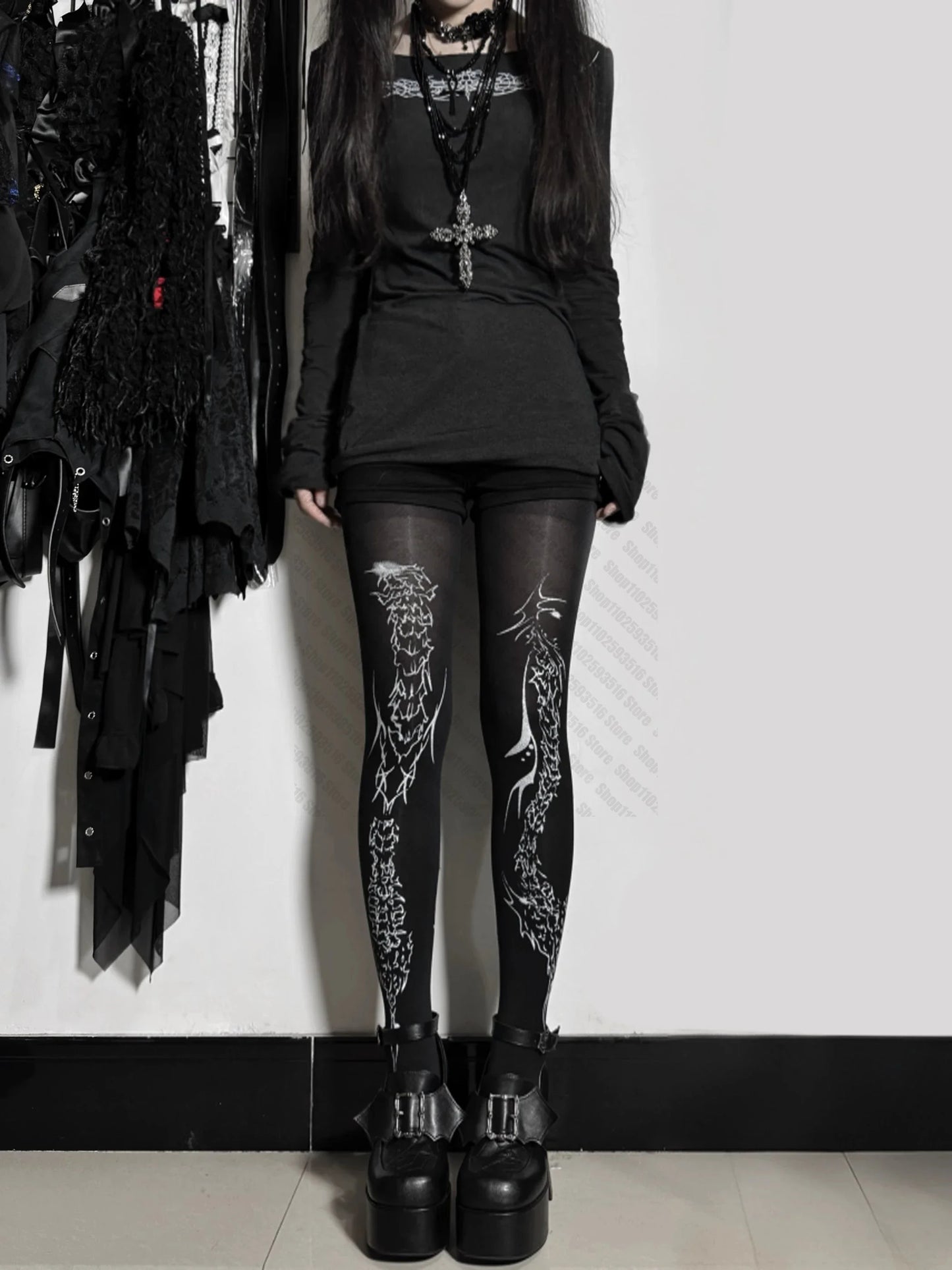 Goth cross Y2K Sweet Over Knee Long Nylon Calf Socks Thigh High Stockings 12 / One Size 13 / One Size 14 / One Size 12 / One Size-13 / One Size-14 / One Size-15 / One Size-16 / One Size-17 / One Size-18 / One Size-19 / One Size-4 / One Size-5 / One Size-6 / One Size-7 / One Size-8 / One Size-black / One Size-9 / One Size-10 / One Size-11 / One Size-C / One Size-B2 / One Size-B / One Size-A / One Size-D / One Size-1 / One Size-2 / One Size-3 / One Size-Khaki / One Size-White / One Size-