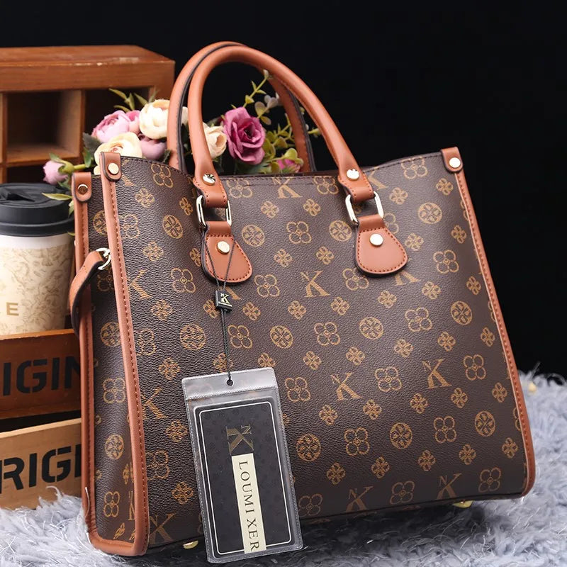 Light luxury brand women's bag fashionable and versatile single shoulder crossbody high-end handbag with large capacity