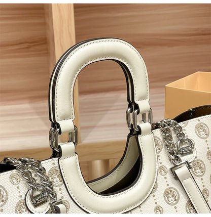 Light luxury brand designer high-end texture retro shoulder crossbody bag with l