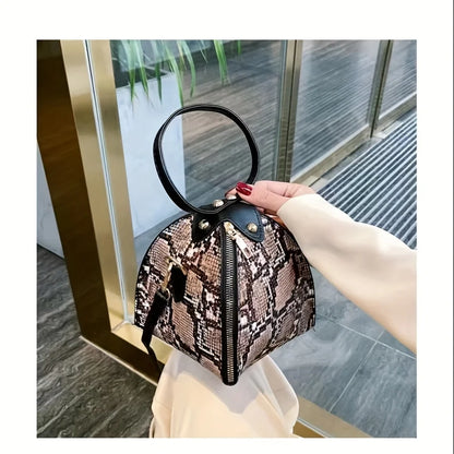 Print Triangle Handbag, Trendy Mini Crossbody Bag, Women's Clutch Purse For Party Prom Dating