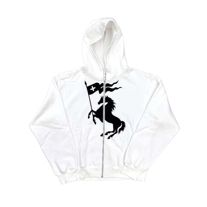 New Hot Men Color 2Hollis Fest Horse TOUR  Zip-Up WHOLE Pullover Hoodies Hoody hooded Sweatshirts velvet Cotton Thick #E28