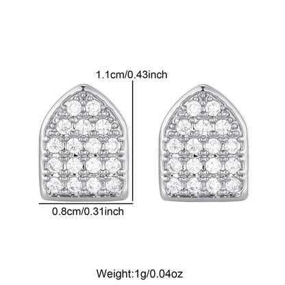 1PC Single Hip Hop Star Heart Pattern Teeth Grillz Removable Dental Grills Teeth Punk Teeth Caps