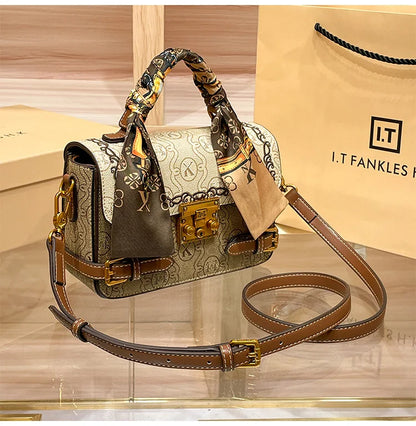 fashionable and versatile high-end handbag single shoulder crossbody bag
