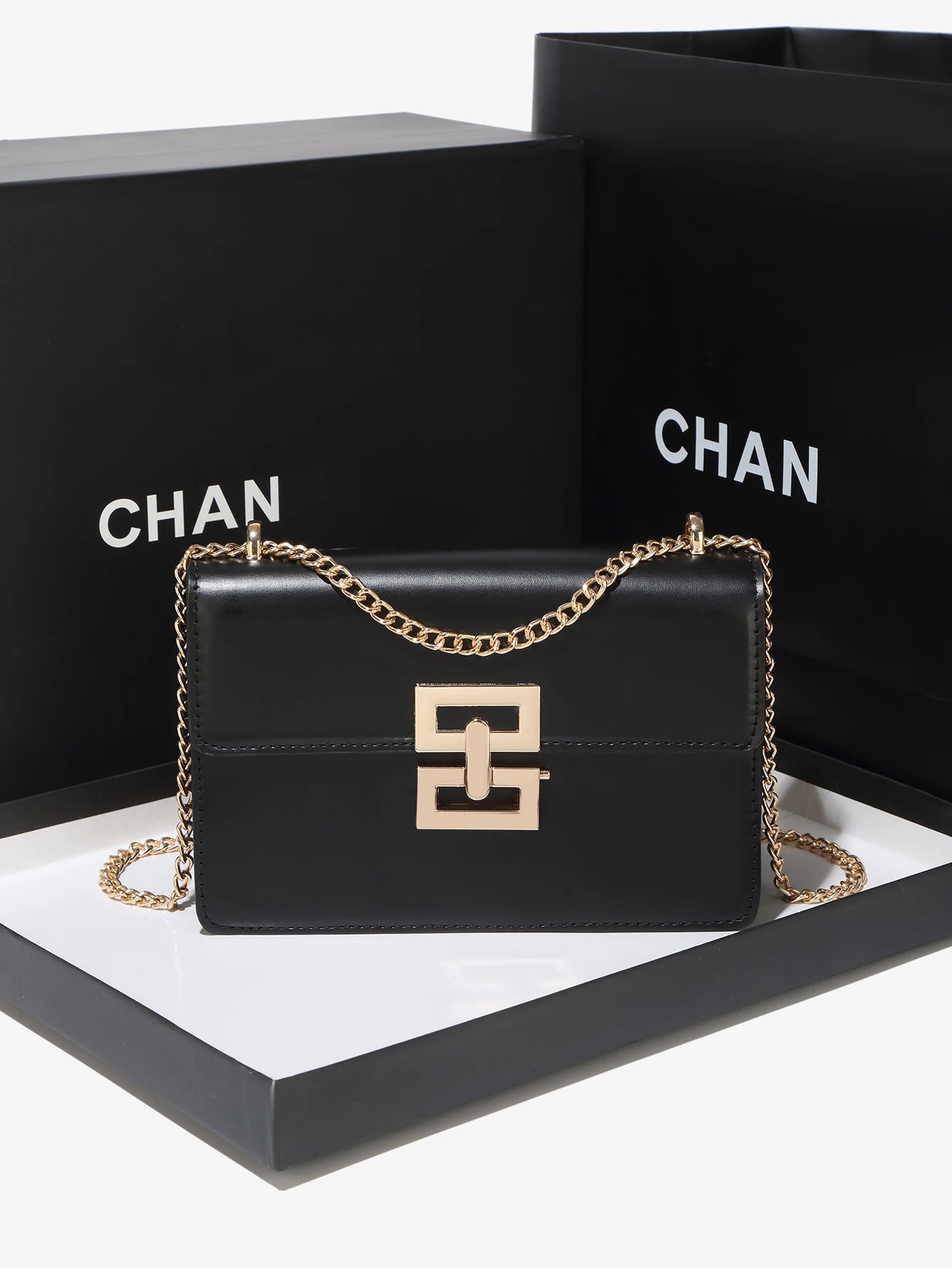 Belt decoration flip cover handbag crossbody bag