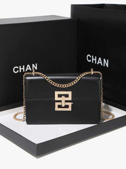 Belt decoration flip cover handbag crossbody bag