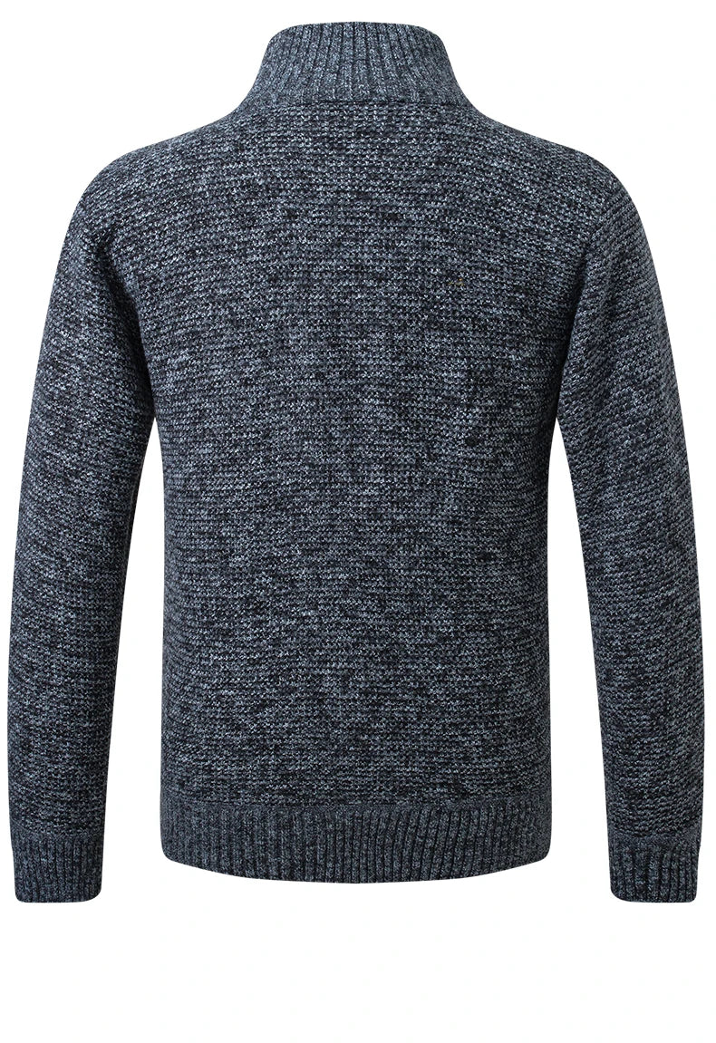 cardigan sweater men's padded leisure sweater men's sweater warm tide coat.