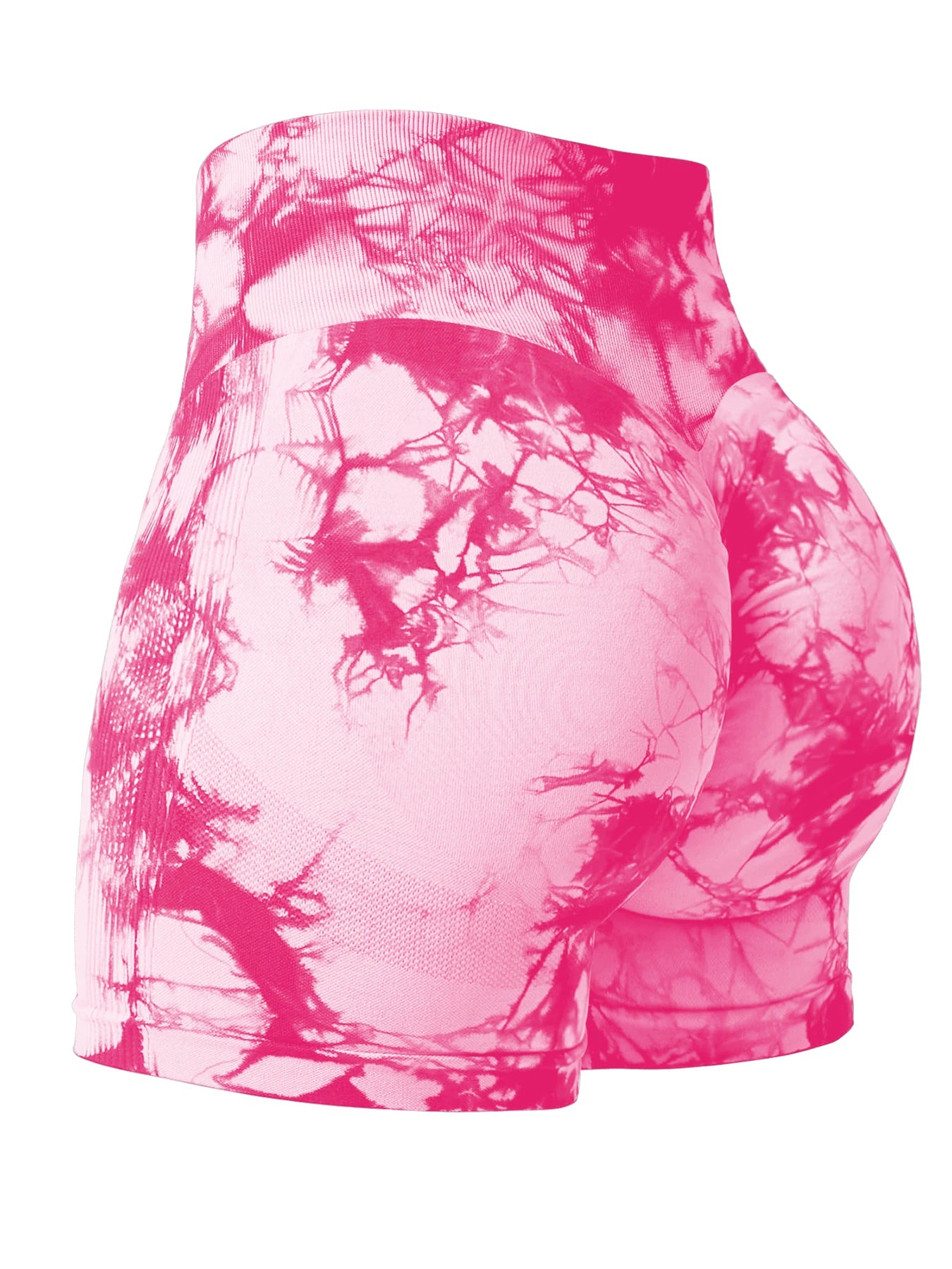 Tie Dye Shorts Woman Fitness Seamless Butt Lifting Shorts One Pieces Activewear Running Outdoors