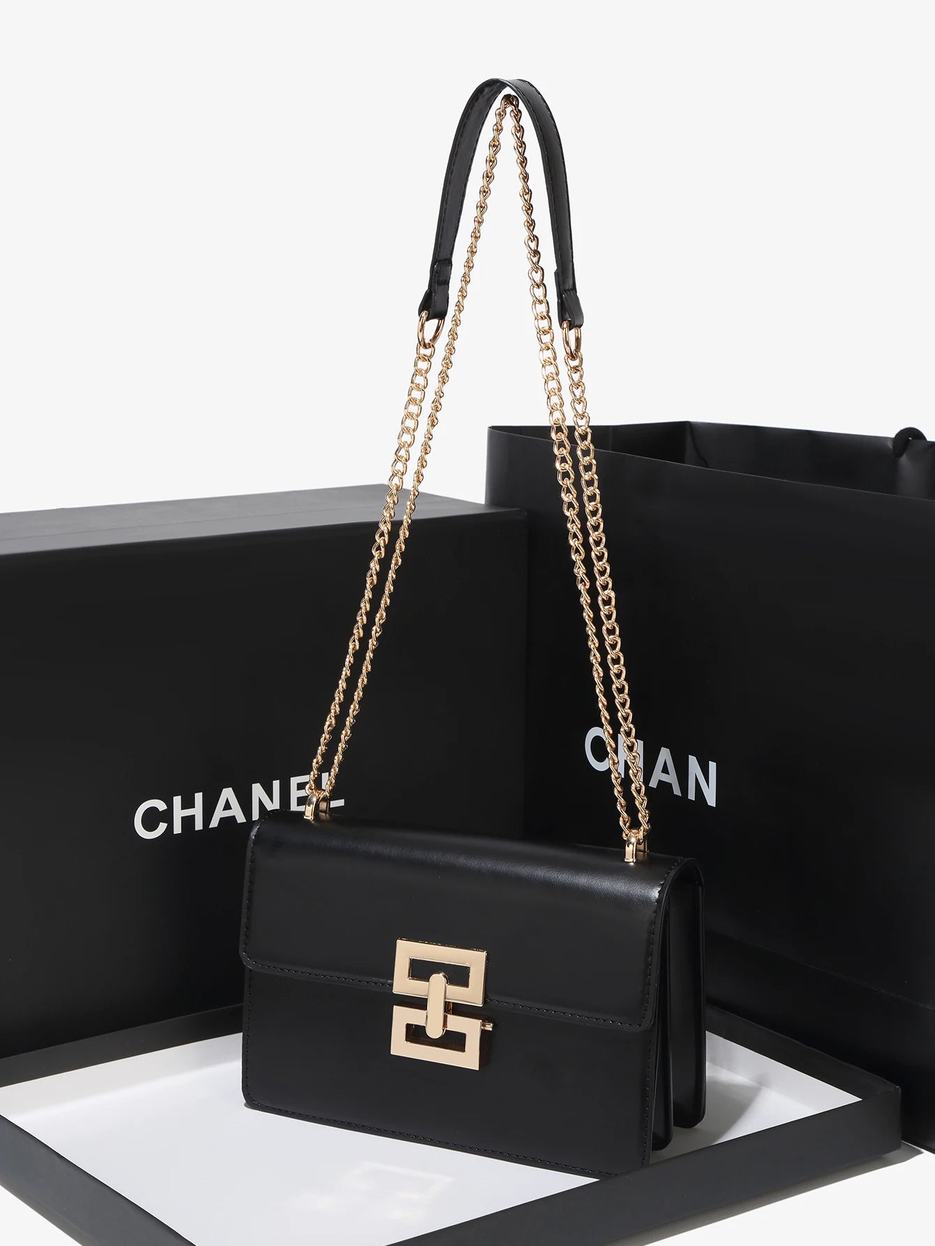 Belt decoration flip cover handbag crossbody bag