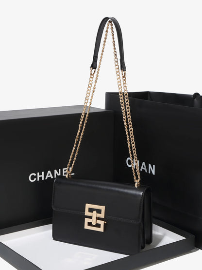 Belt decoration flip cover handbag crossbody bag