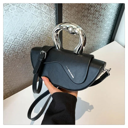 Solid Soft Shoulder Bag High Quality Bags for Women Hasp Interior Compartment Pu Women's Handbag