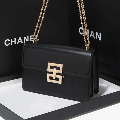 Belt decoration flip cover handbag crossbody bag