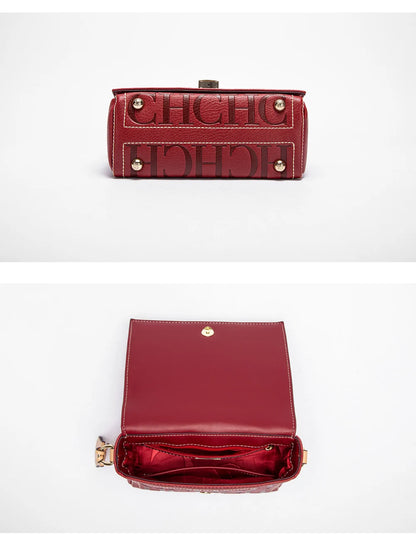 Fashionable Classic Light Luxury Design Exquisite Craftsmanship Women's New Shoulder Bag Letter PU Material Crossbody Bag