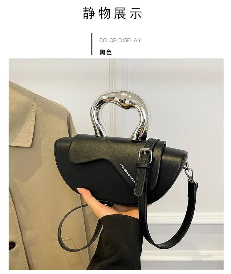 Solid Soft Shoulder Bag High Quality Bags for Women Hasp Interior Compartment Pu Women's Handbag