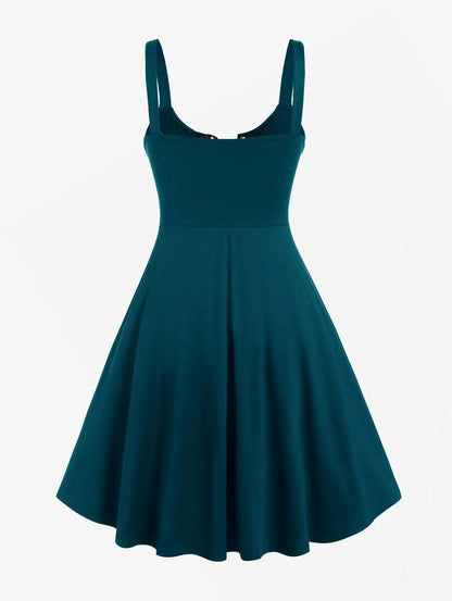 Sleeveless Wrap Gothic Vintage Swing Dress Soild Color Lace-Up Grommets High Waist Deep Green / L Deep Blue / 4XL Deep Blue / 5XL Deep Green / L-Deep Blue / 4XL-Deep Blue / 5XL-Deep Blue / XXXL-Deep Green / 5XL-Deep Green / XXXL-Deep Green / XXL-Deep Green / XL-Deep Red / 5XL-Deep Red / XXXL-Deep Red / XXL-Deep Red / XL-Deep Blue / XXL-Deep Blue / XL-Deep Blue / L-Deep Red / 4XL-Black / L-Black / XL-Black / XXL-Black / XXXL-Deep Red / L-Black / 4XL-Black / 5XL-Deep Green / 4XL-