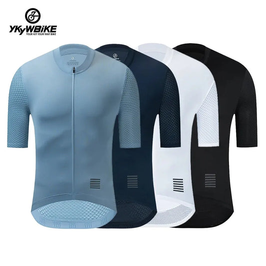 Men Cycling Jersey Short Sleeve Reflective Shirt Downhill Jersey Pro Team Mountain Bicycle