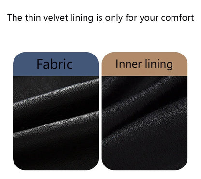 Men's Motorcycle Suit Leather jacket Color collar pilot casual PU leather jacket