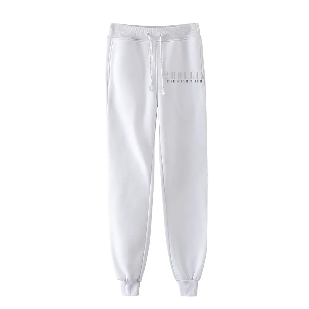 2hollis The Star Tour 2025 Merch SWEATPANTS pop print Unisex Casual Street Clothing