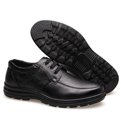 Genuine Leather Shoes Men Flats Fashion Soft Comfortable