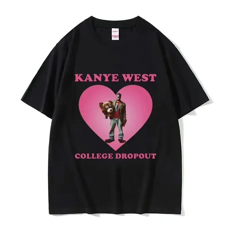 Funny Kanye West Meme T-Shirt Men's Vintage Fashion Hip Hop Rap Style Tshirt Men Women Short Sleeve T Shirt Streetwear