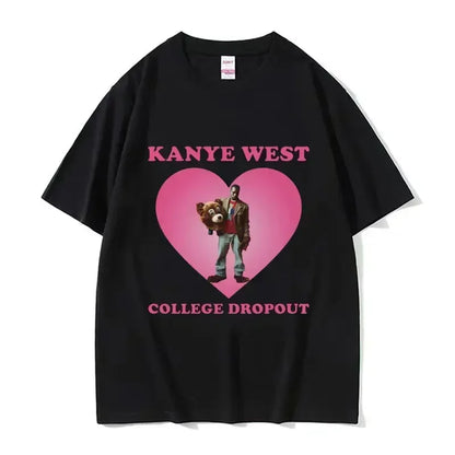 Funny Kanye West Meme T-Shirt Men's Vintage Fashion Hip Hop Rap Style Tshirt Men Women Short Sleeve T Shirt Streetwear