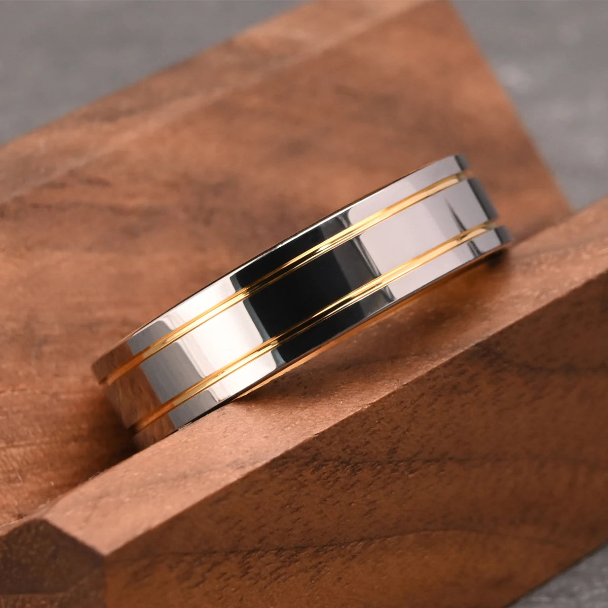 6MM tungsten carbide ring  Men's wedding bands couple engagement rings anillos bague homme pareja de compromiso fashion jewelry