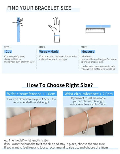 925 VVS Pass Diamond Tester Sterling Silver 2mm Moissanite Tennis Chain Necklace Women Engagement Jewelry High Quality