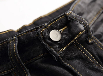 Men's Jeans Trend Denim Shorts Stretch Slim Hip Hop Classic
