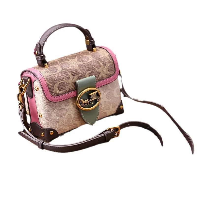 Women Bags Designer Luxury Crossbody Shoulder Purses Handbag Women Clutch Travel Tote Bag coffee black red coffee-black-red-