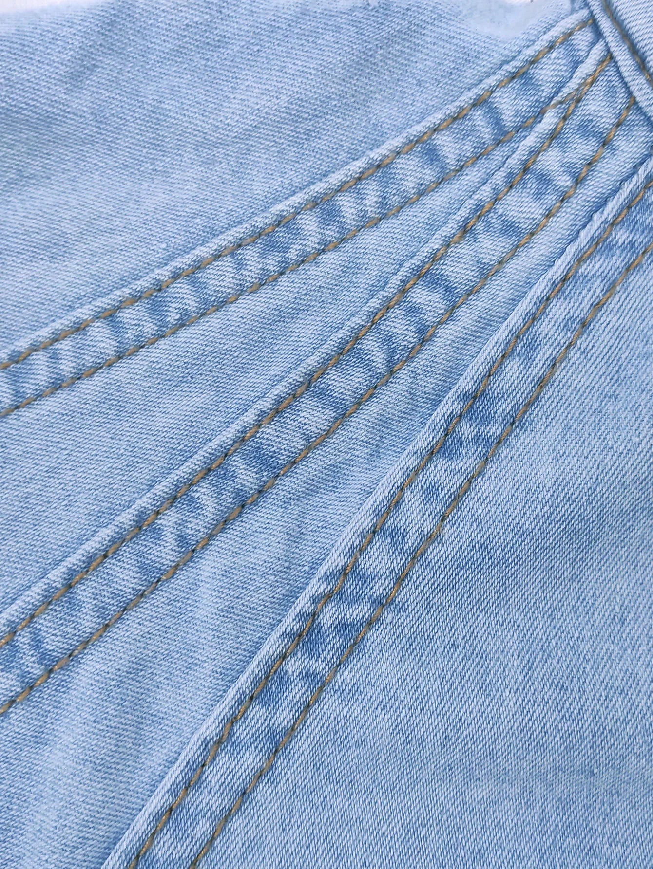 Women Denim Top Turtleneck Splice Puff Sleeve Shirts Loose Solid Pullovers Casual