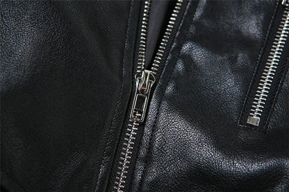 Rits Cyber Gothic Y 2K Crop Jacks Grunge Punk Stijl Faux