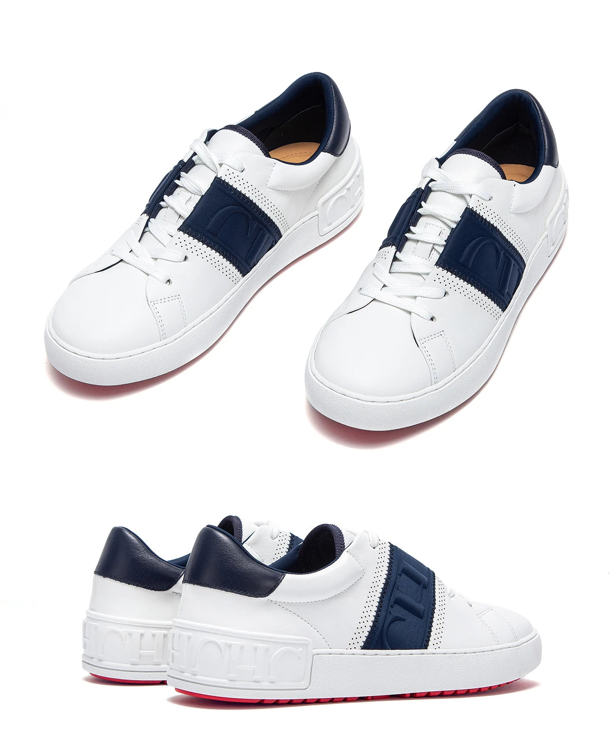 Women Casual Shoes White Flat Board Balance Technology Press Insole Comfort Sneakers