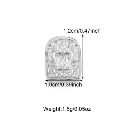 1PC Single Hip Hop Star Heart Pattern Teeth Grillz Removable Dental Grills Teeth Punk Teeth Caps