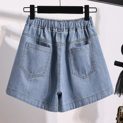 Plus Size Plus Size High Waist Wide Leg Hot Pants Women's Short Pants