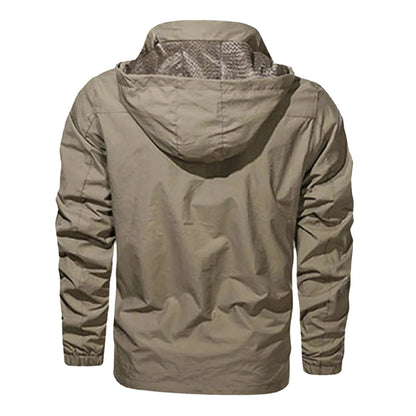 Men's Windbreaker Oversize Man Windproof Waterproof Jacket Rain Coat