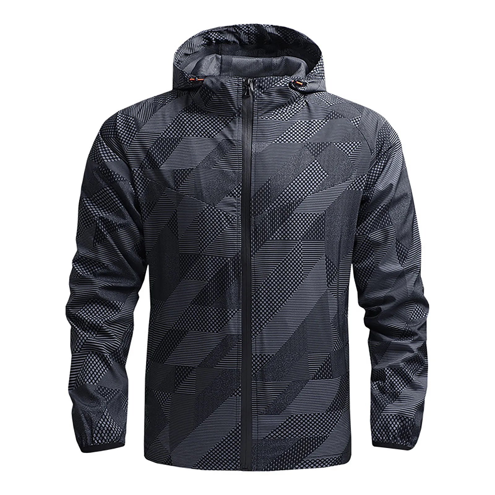Mens Lightweight Windbreaker Windbreak Cotton Padded Down Jacket Men's High Quality Grey United States