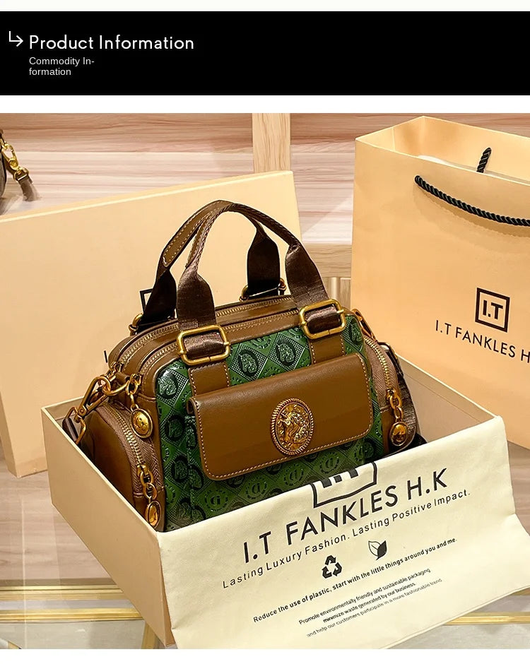 Brand Boston Women's Bag Handheld Pillow Bag Shoulder Crossbody Bag